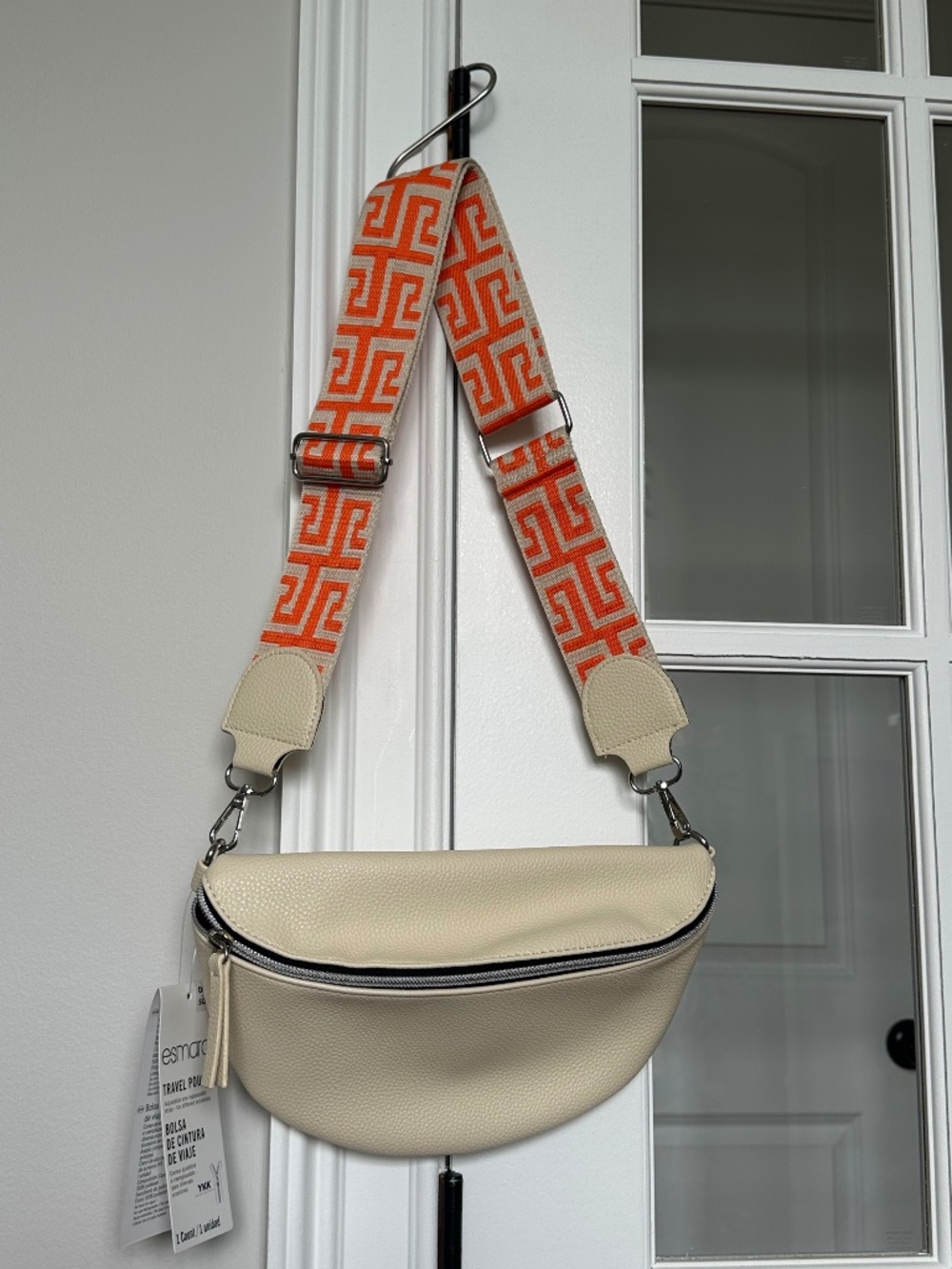 Esmara Travel Pouch Crossbody. NWT Cream Color